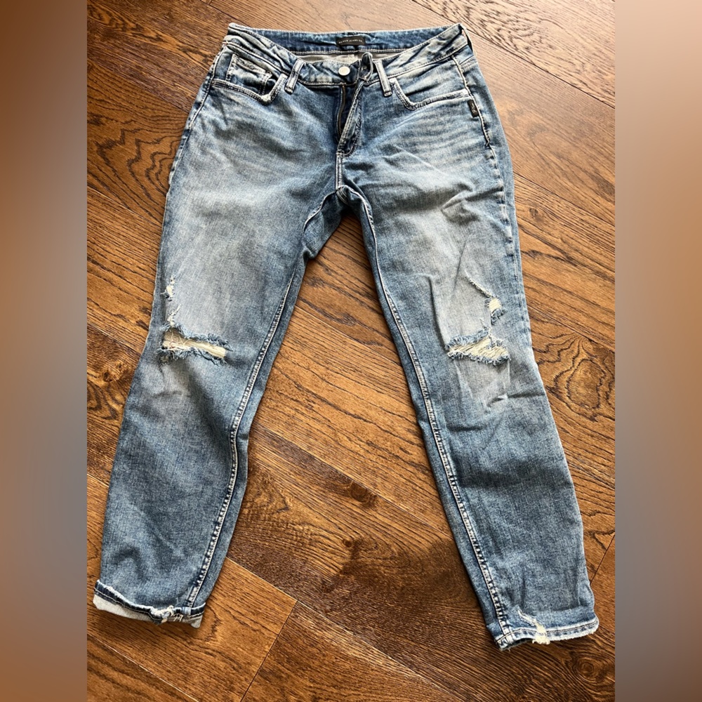 Silver Jeans. Boyfriend style. Size W30/L29